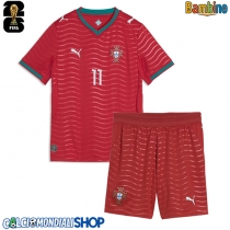 Maglie da calcio Portogallo Joao Felix #11 Prima Maglia Bambino Mondiali 2026  Manica Corta (+ Pantaloni corti)